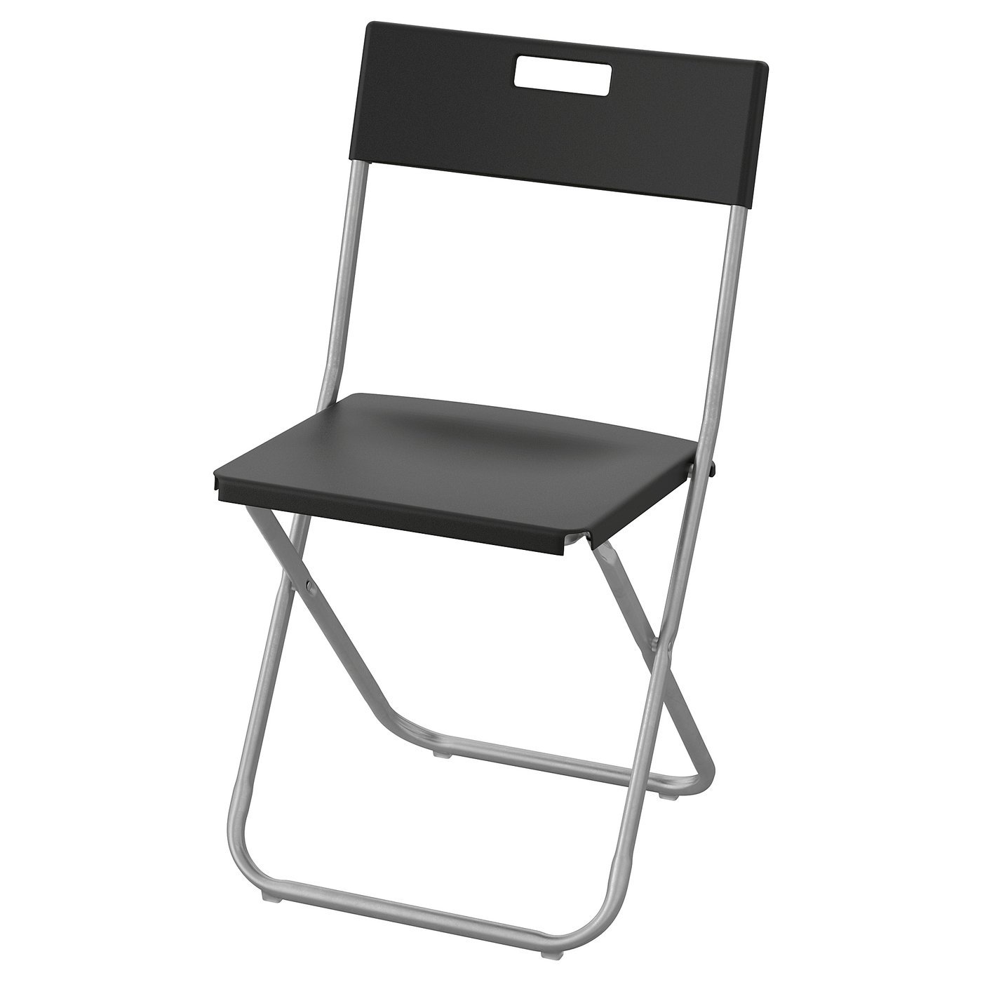 Foldaway Black Chair, Folding chair, black