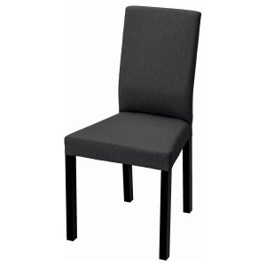 Knisa Dual-tone Chair, Chair, black/Knisa dark grey