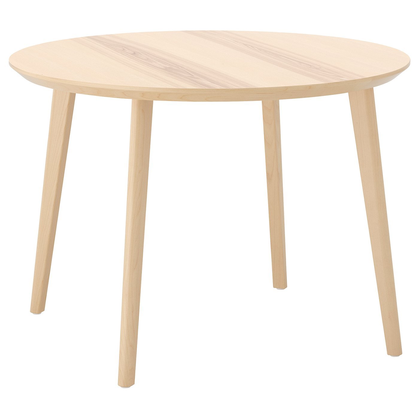 Ash Circle, Table, ash veneer, 105 cm