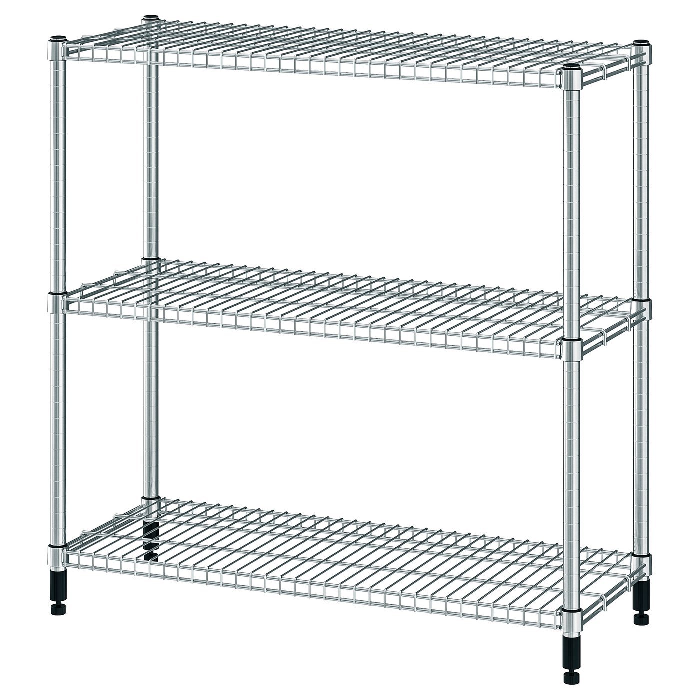 Steelstack M, Shelving unit, galvanised, 92x36x94 cm