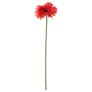Artificial flower, Gerbera/red, 50 cm
