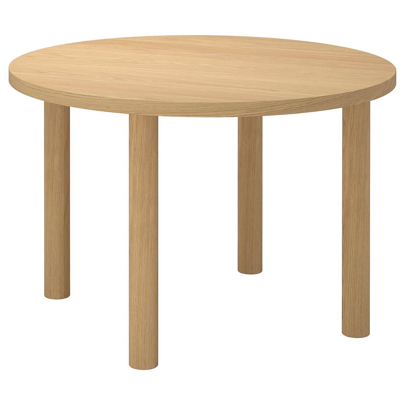 Oaknest, Table, oak veneer/oak veneer, 115 cm