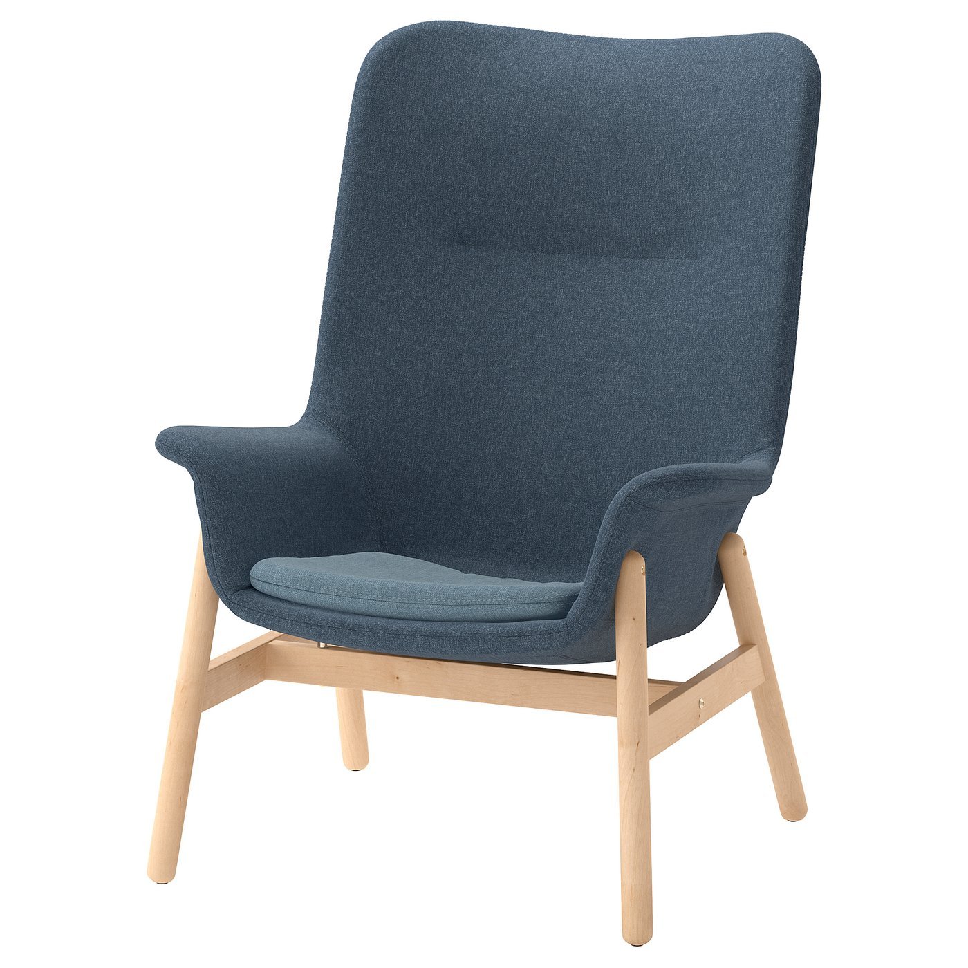 Limelight, High-back armchair, Gunnared blue