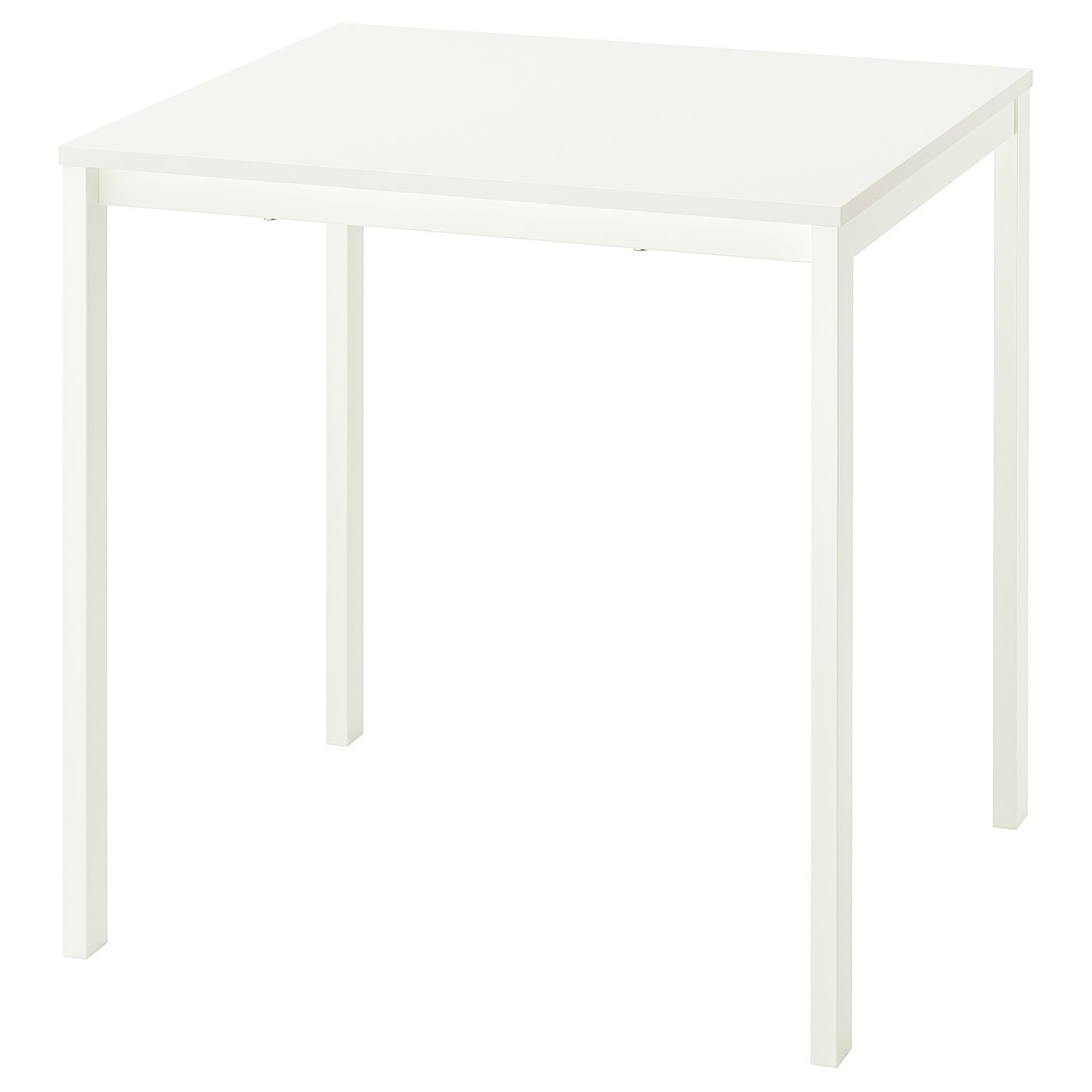 Square Frost, Table, white/white, 74x74 cm